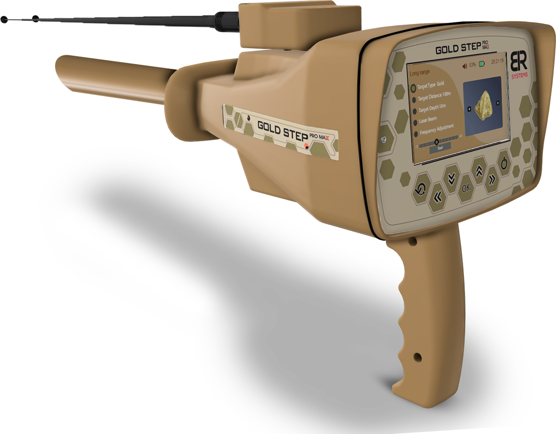 BR SYSTEMS Gold Step Pro Max Gold and Metal Detector