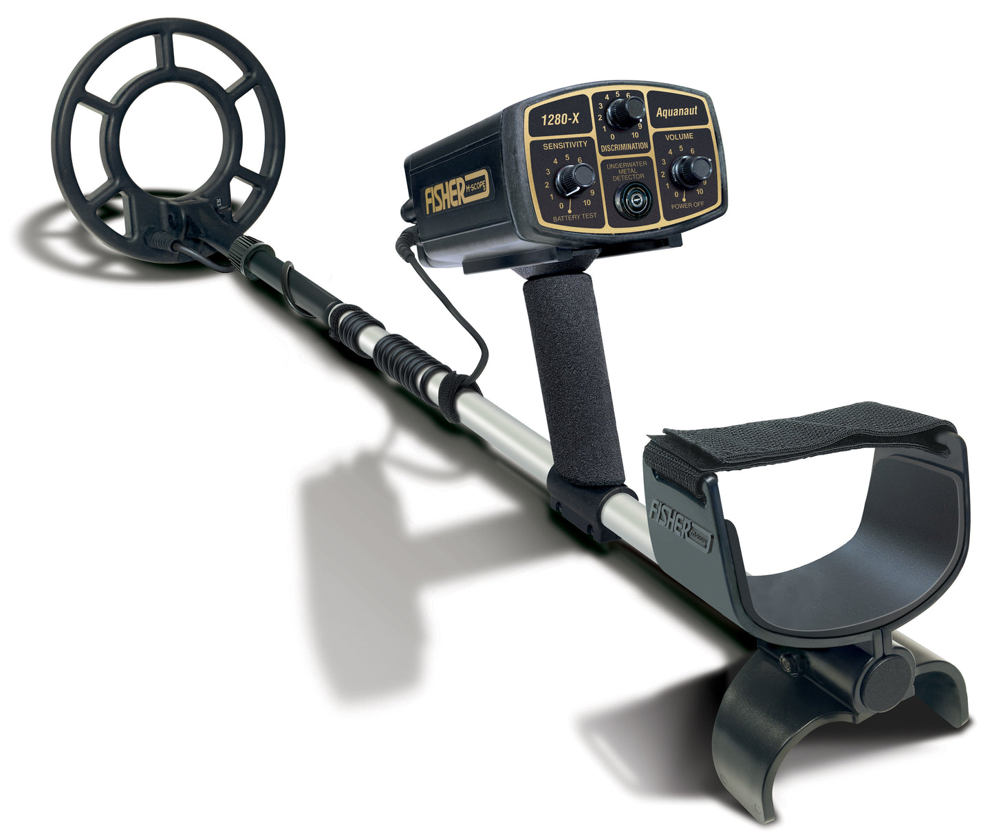 Fisher Labs 1280X Aquanaut Metal Detector with 8" Search Coil