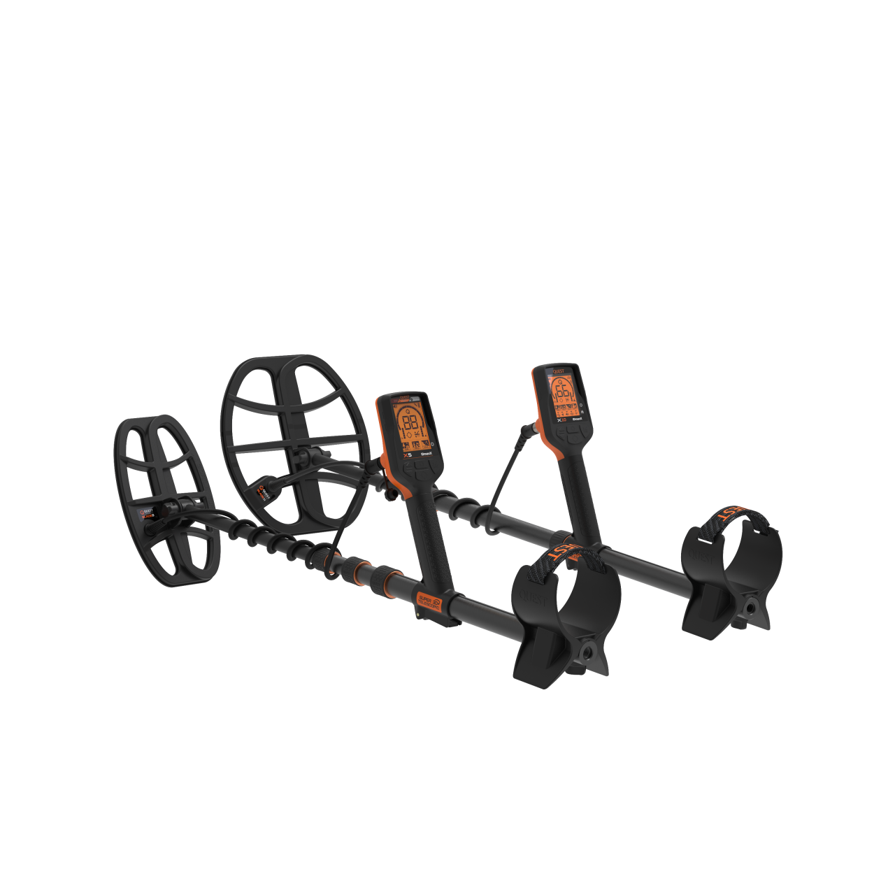 QUEST X10 IDmaxX Metal Detector with 11x10" Blade11 Waterproof Search Coil