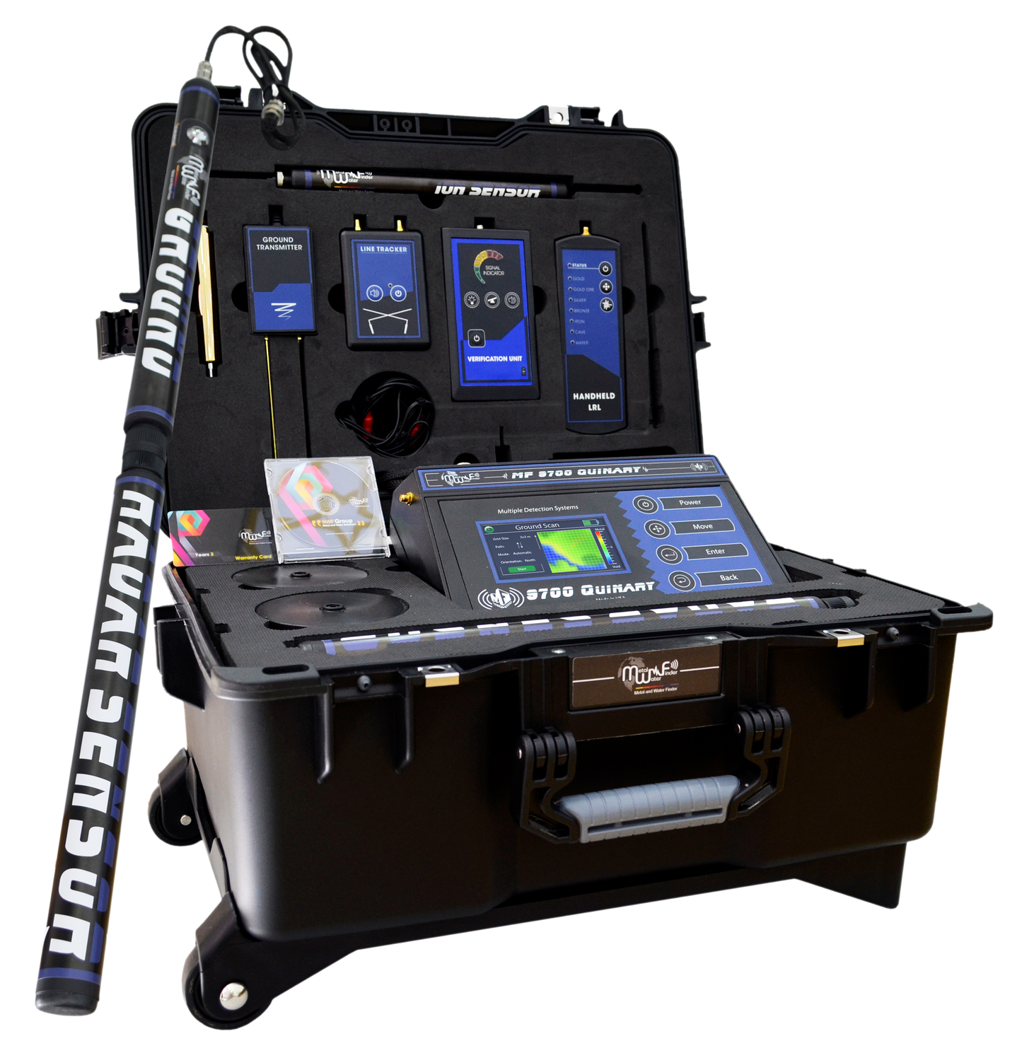 MWF 9700 Quinary Long Range Metal Detector