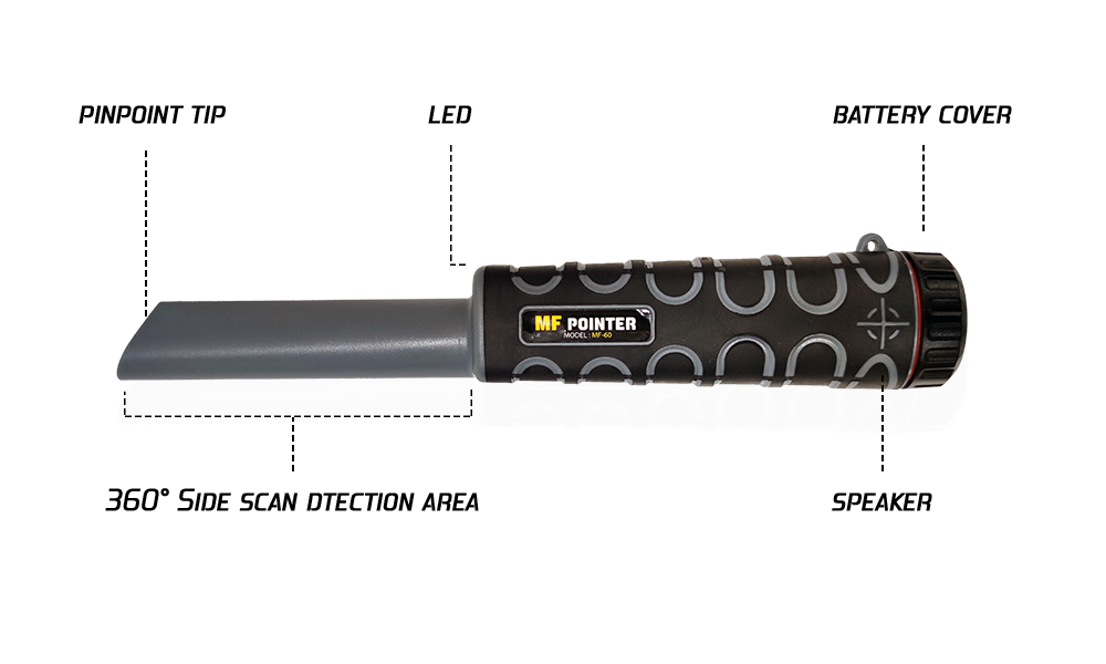 MWF MF-60 Pointer Hand-Held Metal Detector
