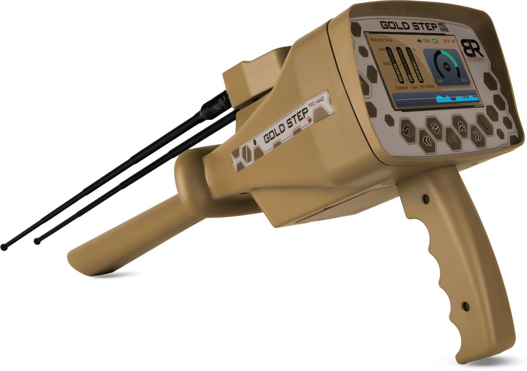 BR SYSTEMS Gold Step Pro Max Gold and Metal Detector