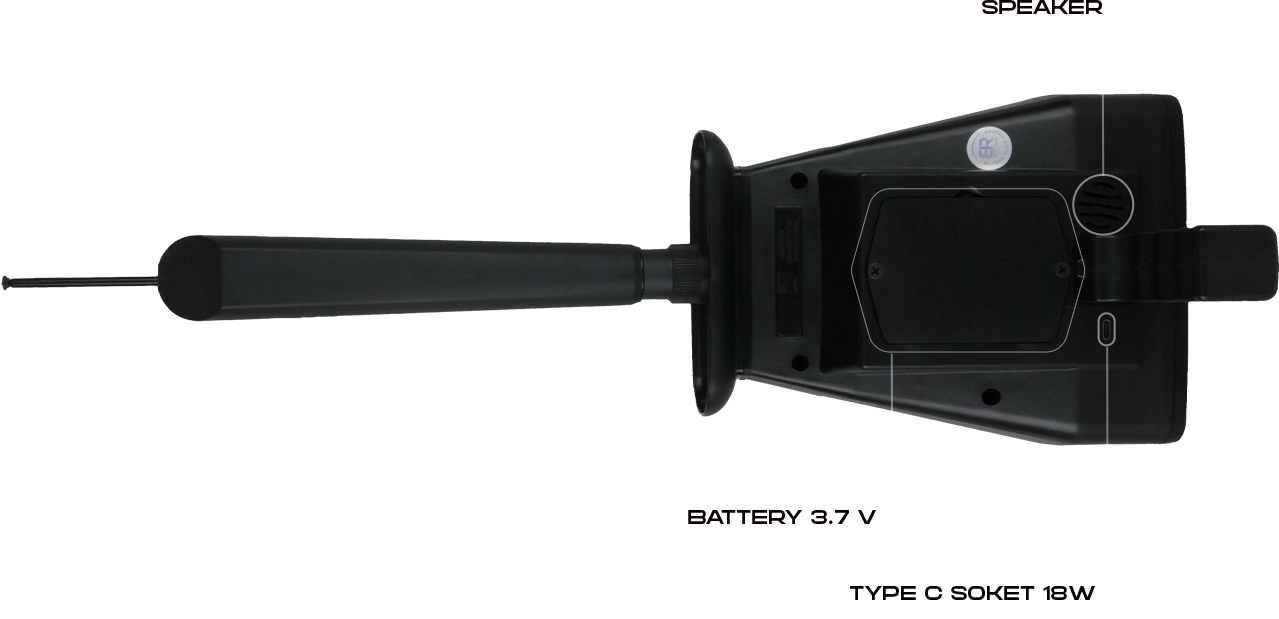BR SYSTEMS 20 PRO Gold and Metal Detector
