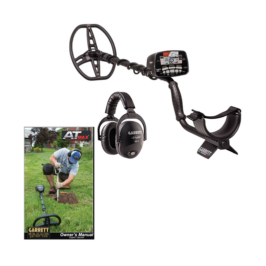 Garrett AT Max Waterproof Metal Detector with 8.5"x11" DD Search Coil