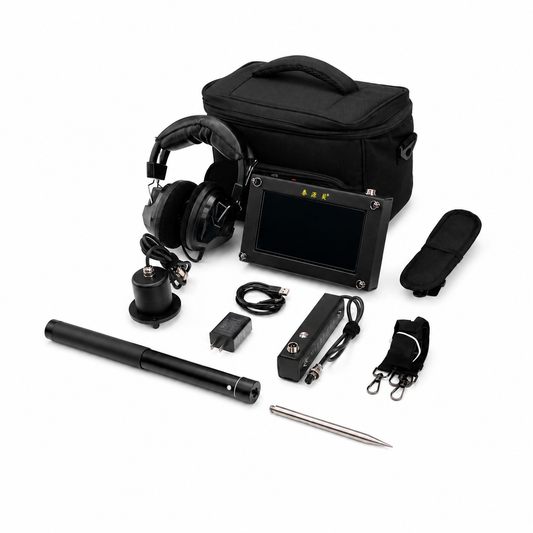 PQWT TYM-5A Pipeline Leakage Plumbing Tools Acoustic Device Underground Walls Pipe Water Leak Detector