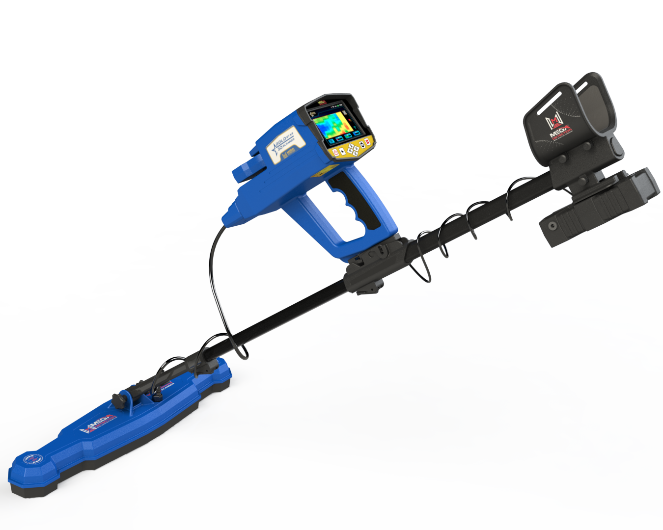 Mega Detection Gold Star 3D Scanner Metal Detector Plus Version + Android Tablet