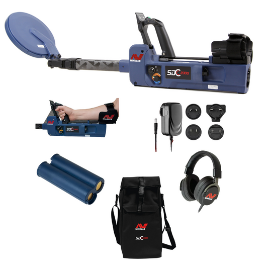 Minelab SDC 2300 Waterproof Gold Metal Detector With SDC Carry-on Bag