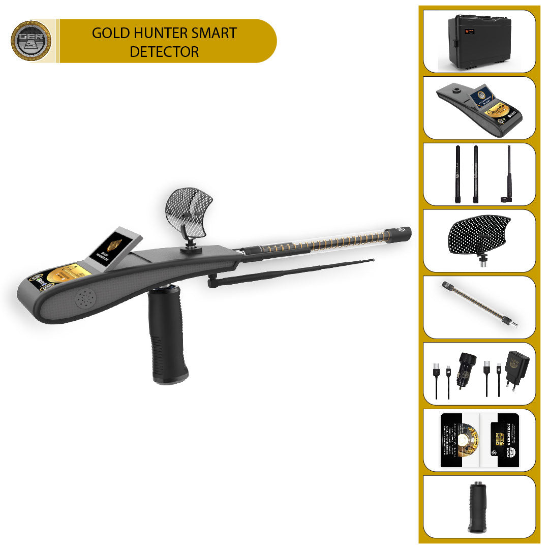 GER Detect Gold Hunter Smart Long Range Metal Detector