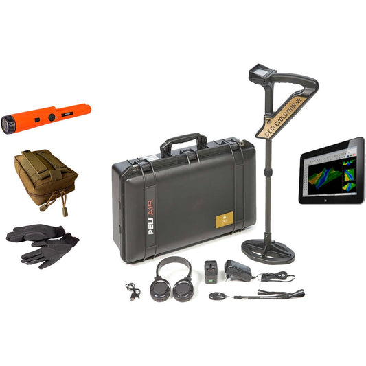 OKM Evolution NTX 3D Scanner Metal Detector + Windows Tablet PC and Visualizer 3D Software