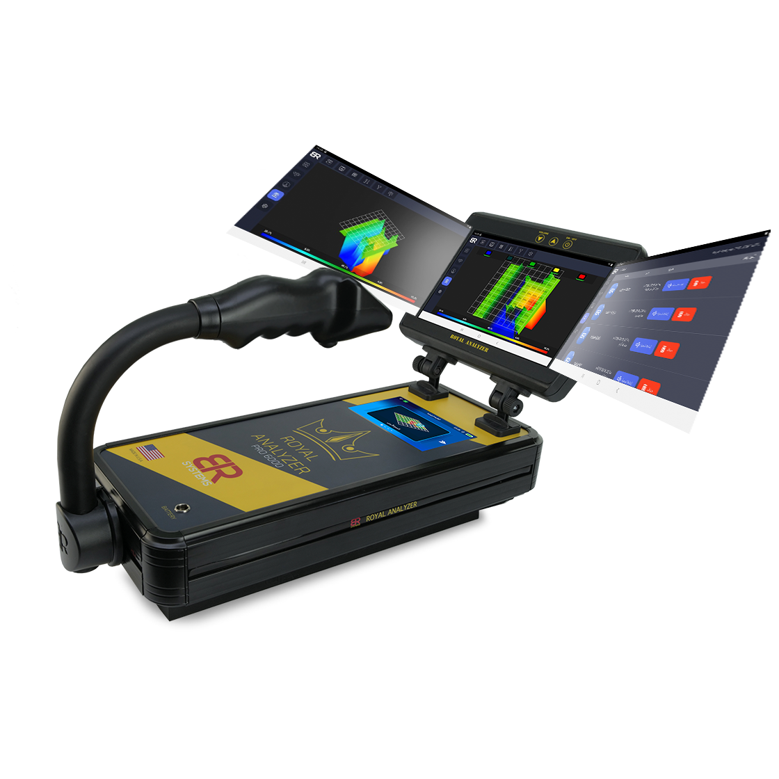 BR SYSTEMS Royal Analyzer Pro 6000 Gold and Metal Detector