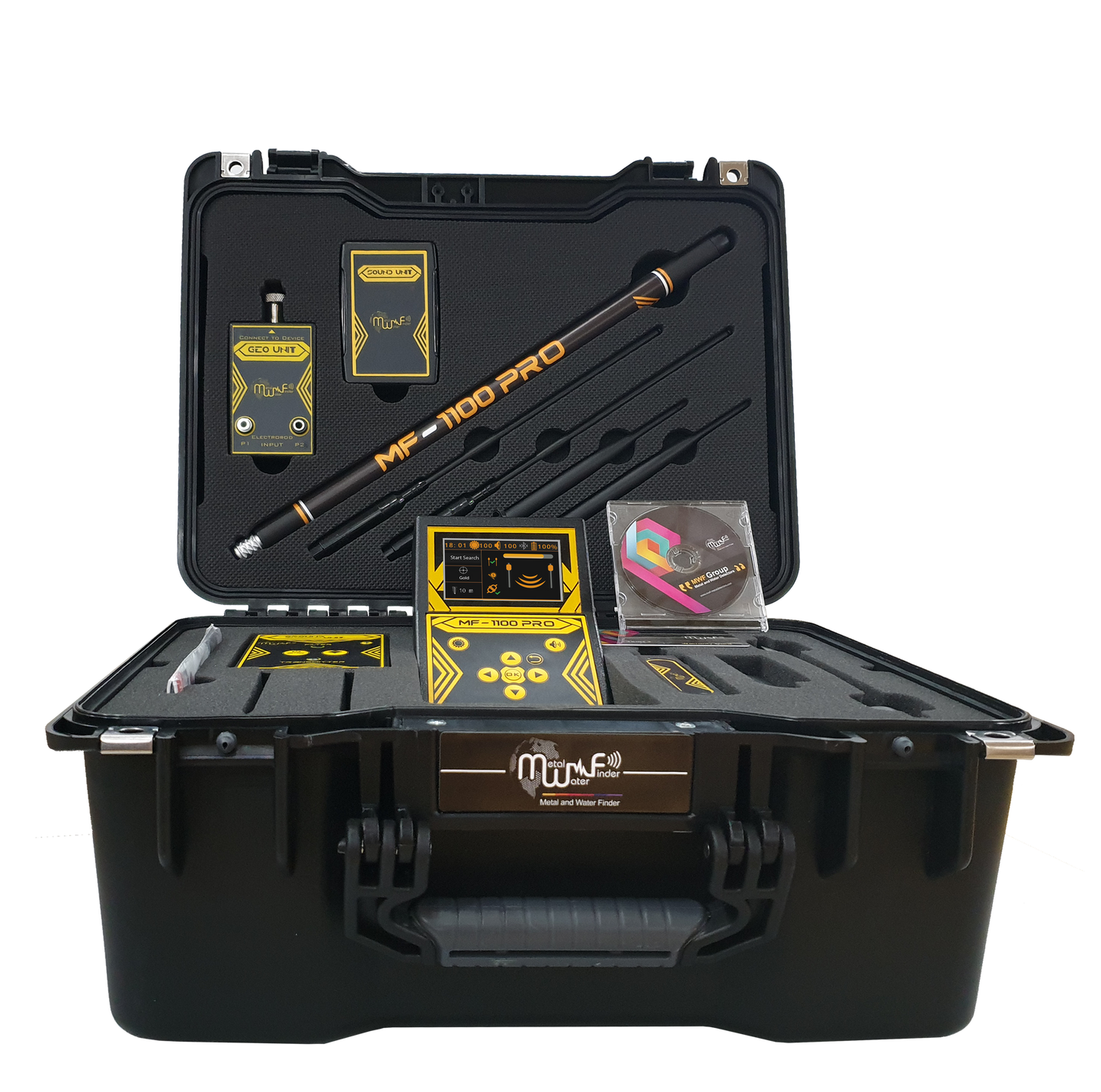 MWF MF 1100 Pro Long Range Detector - Pro Package