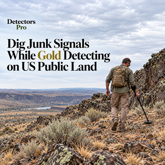 Gold Nugget Detecting: Dig Junk Signals on US Public Land