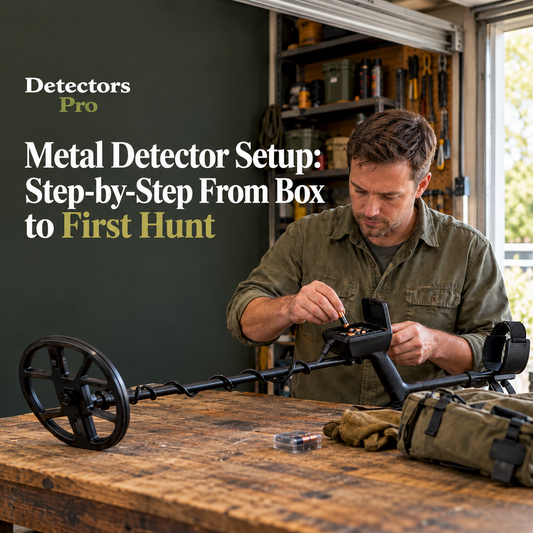 Metal Detector Setup: Step-by-Step From Box to First Hunt