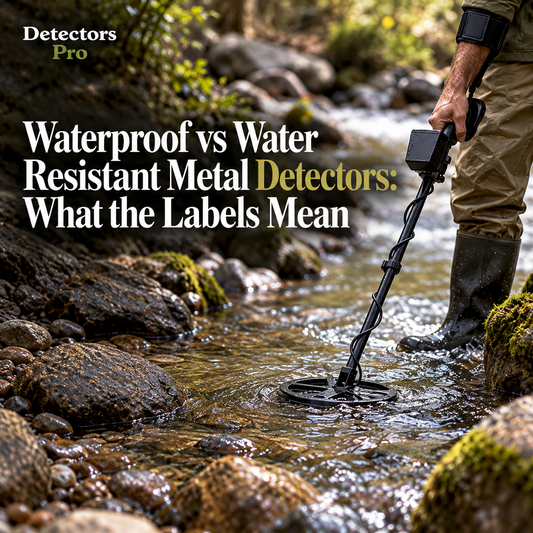 Waterproof vs Water Resistant Metal Detectors: What the Labels Mean