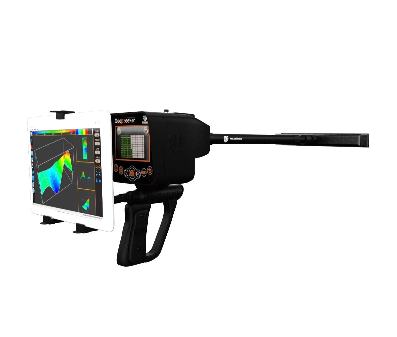 GER Detect Deep Seeker Long Range Metal Detector - Five Search Systems