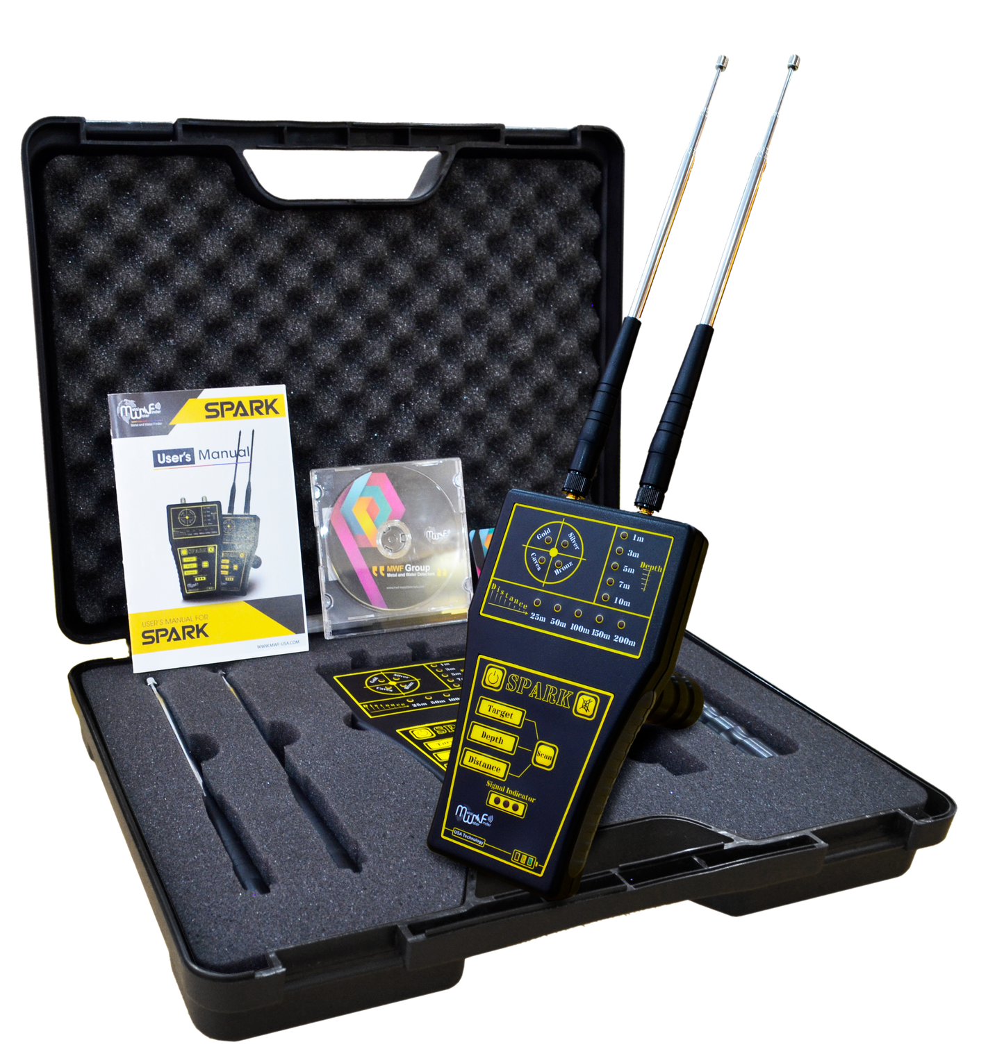 MWF SPARK Long Range Metal Detector