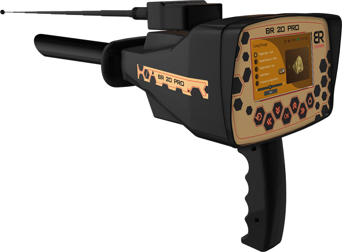 BR SYSTEMS 20 PRO Gold and Metal Detector