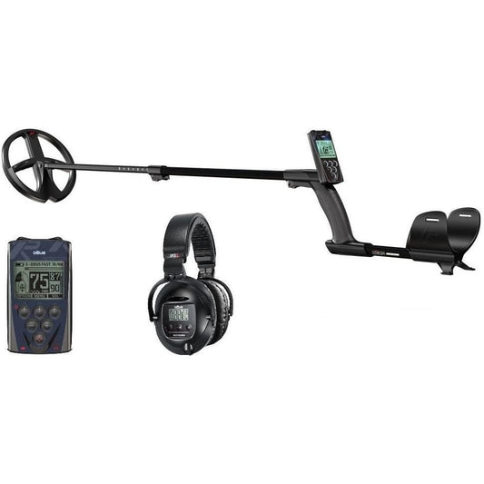 XP Deus Full Metal Detector with 9´´ Search Coil, Remote Control and WS4 Headphones