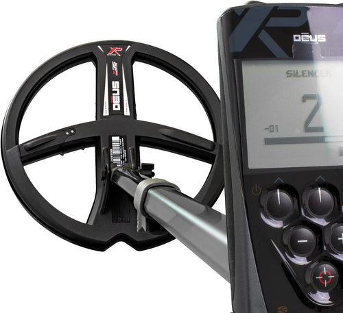 XP Deus Full Metal Detector with 9" Search Coil, Remote Control and WS5 Headphones