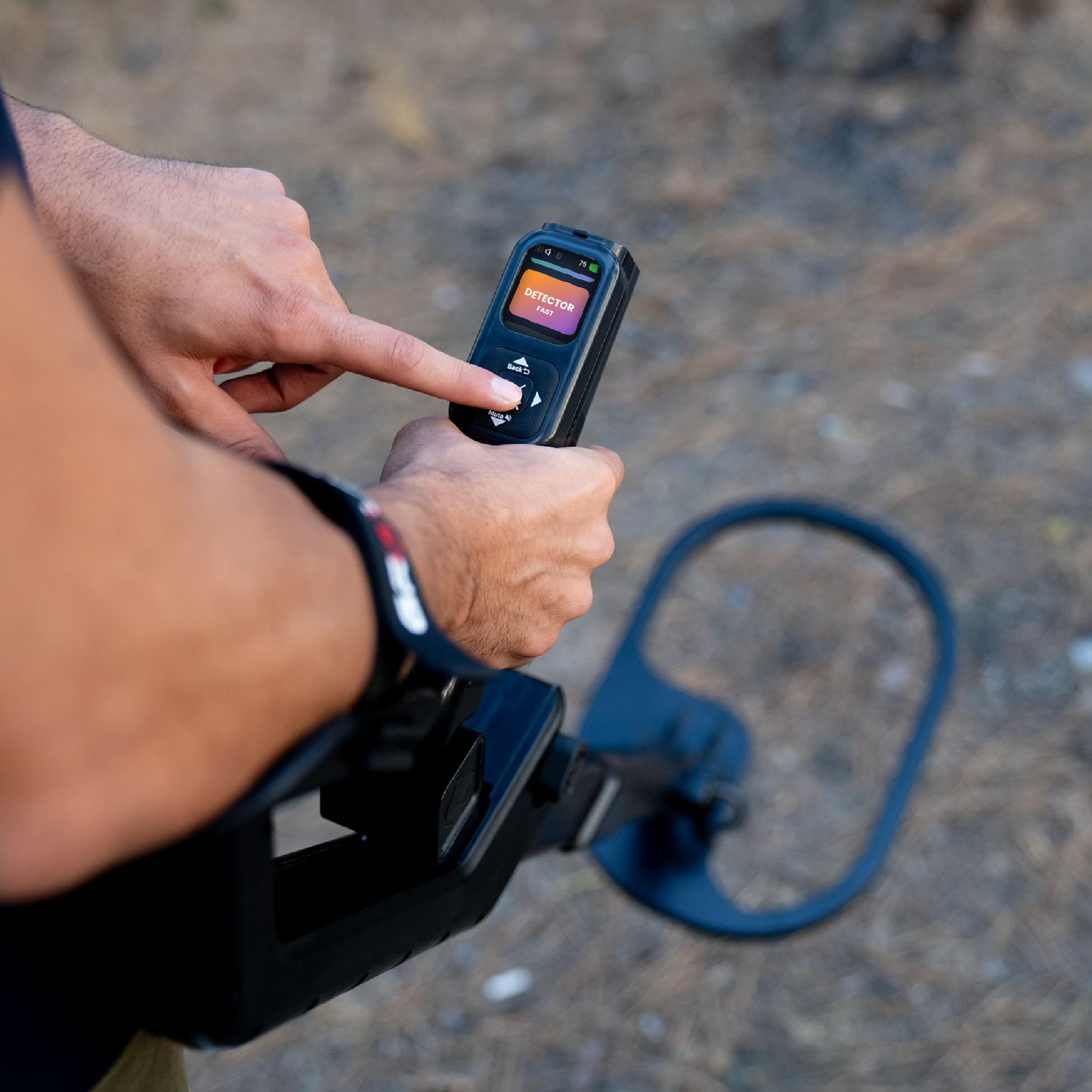 GROUNDTECH GR-4 Plus Deep Seeking 3D Metal Detector - Dual Sensor