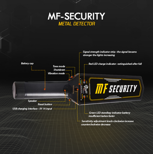 MWF MF Security - HD30 Metal Detector