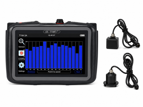 PQWT TYM-5A Pipeline Leakage Plumbing Tools Acoustic Device Underground Walls Pipe Water Leak Detector