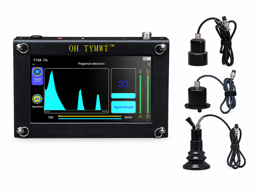 PQWT TYM-5A Pipeline Leakage Plumbing Tools Acoustic Device Underground Walls Pipe Water Leak Detector