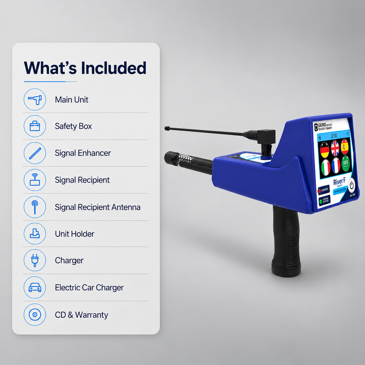 GER Detect RIVER-F Smart Underground Water Locator