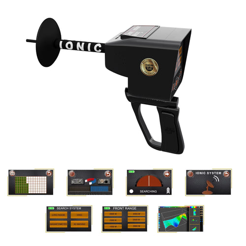 GER Detect Deep Seeker Long Range Metal Detector - Five Search Systems