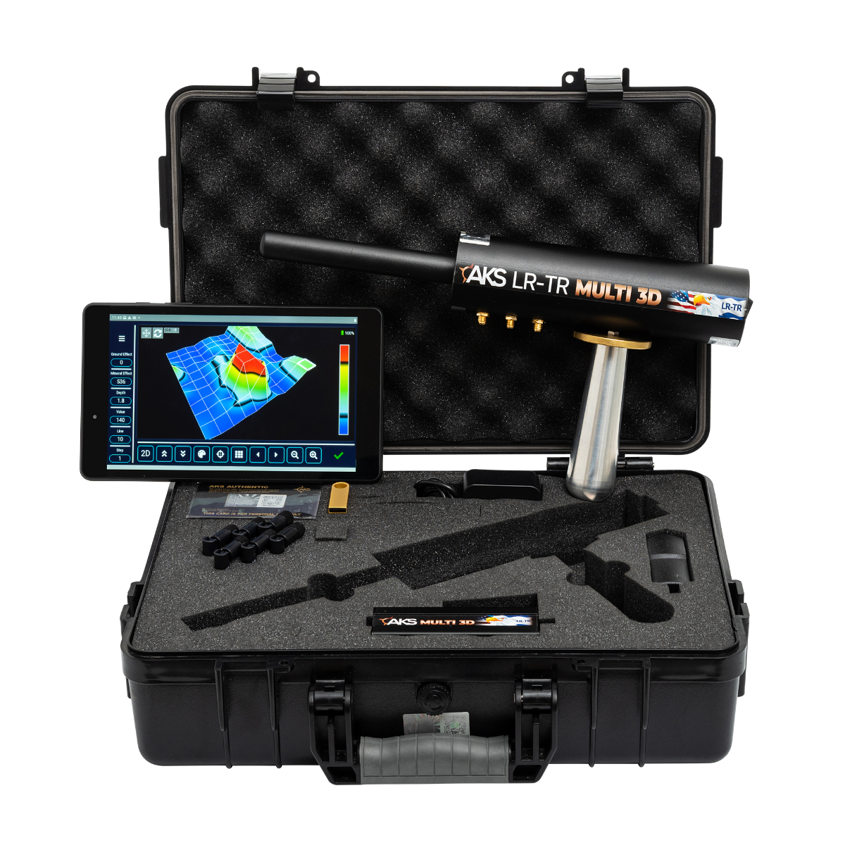 REAL GOLD AKS Multi GFIS 3D Full Set Long Range Metal Detector