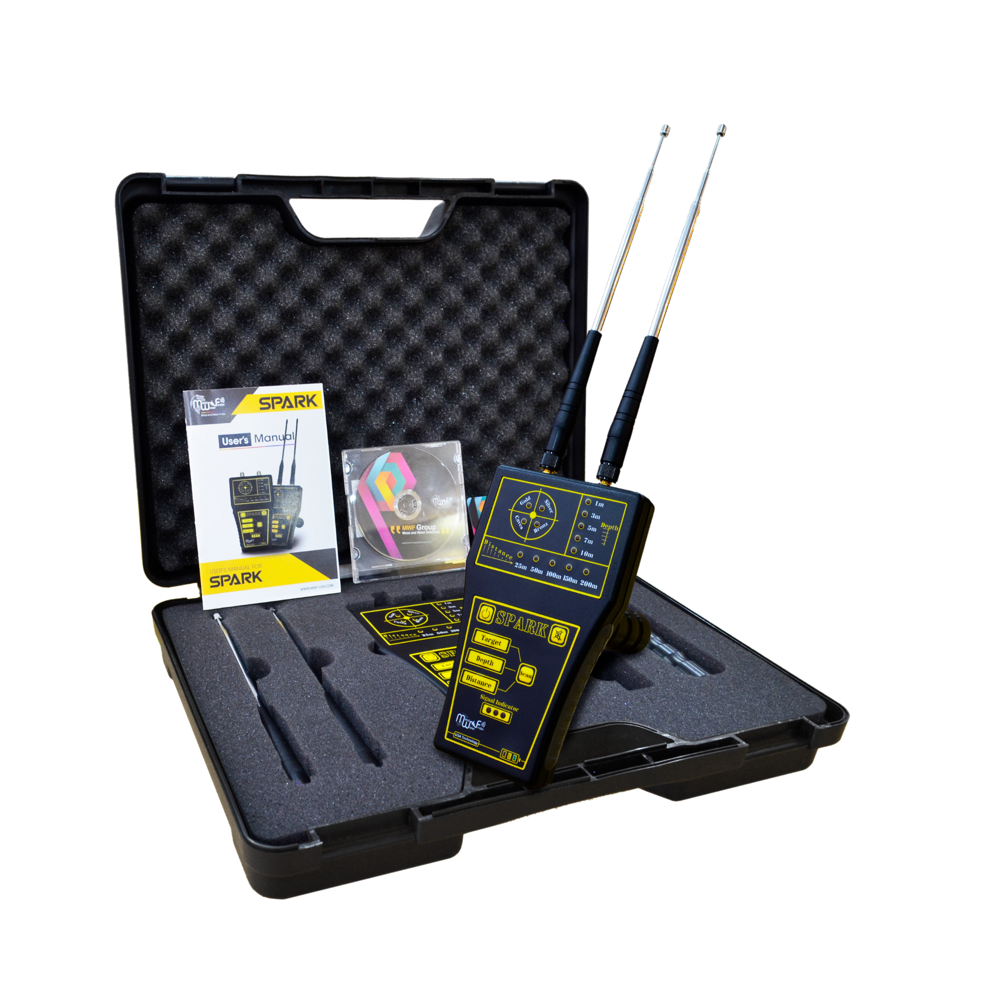 MWF SPARK Long Range Metal Detector