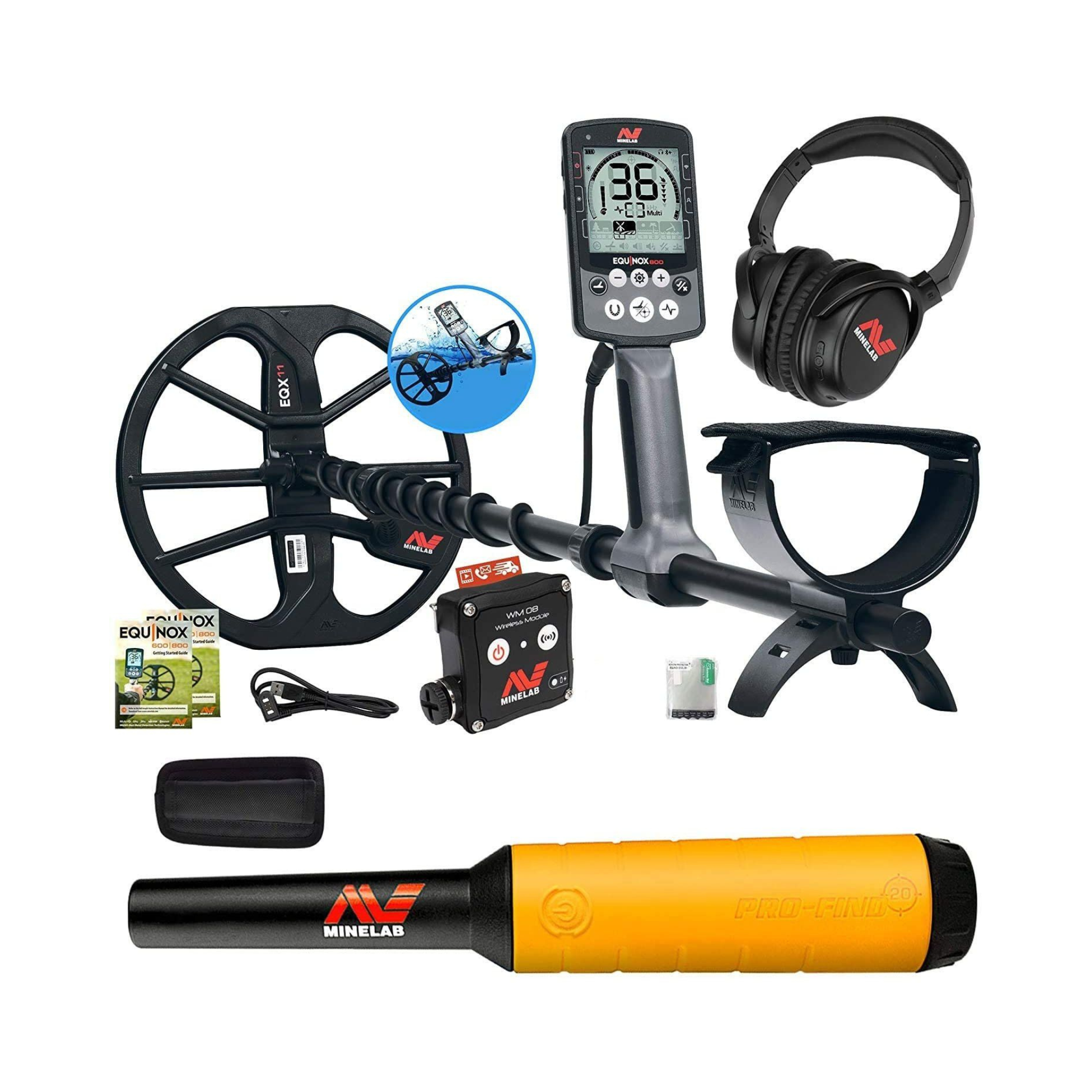 Minelab Equinox 800 Waterproof Metal Detector 