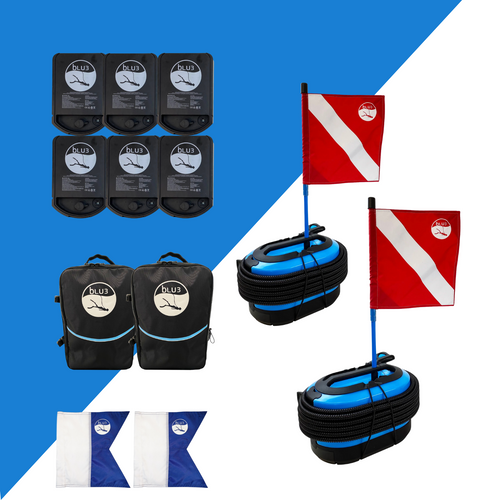 BLU3 Duo Nomad Dive System Pro with Backpack - 2 Batteries