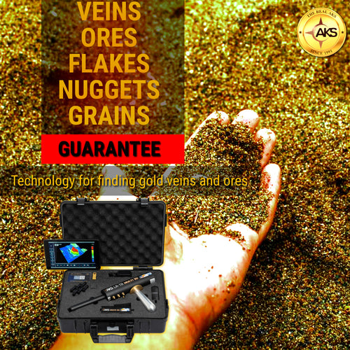 REAL GOLD AKS Multi GFIS 3D Basic Kit Long Range Metal Detector