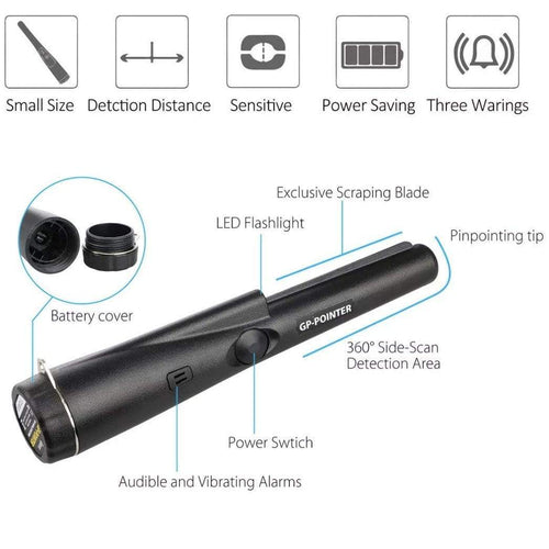 Detep-GP Pinpointer IP66 Water Resistant Metal Detector