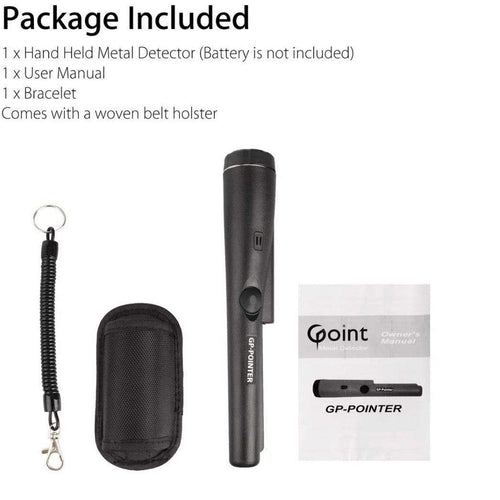 Detep-GP Pinpointer IP66 Water Resistant Metal Detector