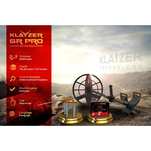Klayzer Technology GR Pro 2D Long Range Metal Detector