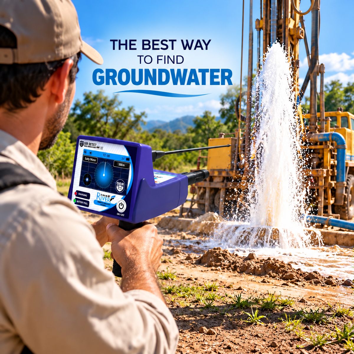 GER Detect RIVER-F Smart Underground Water Locator