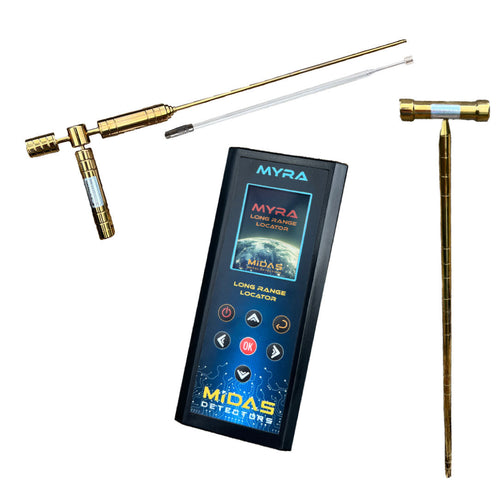 Midas Detectors Myra Long Range Metal Detector – Pro Pack