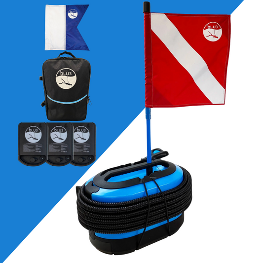 BLU3 Nomad Dive System Plus with Backpack - 3 Batteries