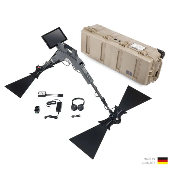 OKM Gepard GPR 3D Metal Detector With Triangular Antenna and Android Tablet