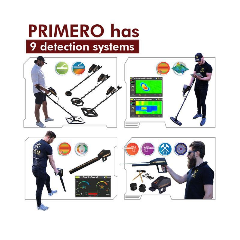 Ajax Detection Primero 3D Metal Detector - 9 Advanced Search Systems - Version 2023