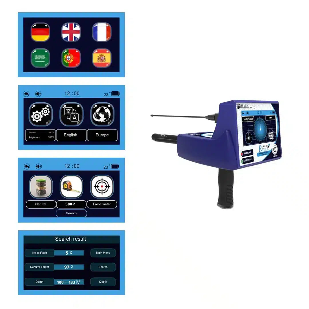 GER Detect RIVER-F Smart Underground Water Locator