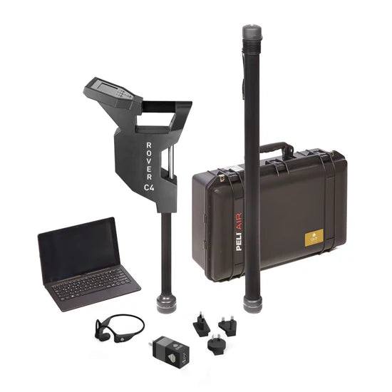 OKM Rover C4 3D Metal Detector + Windows Tablet PC and Visualizer 3D Software