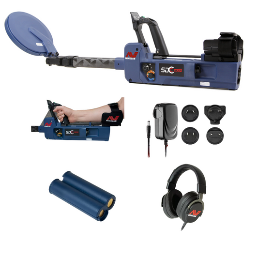 Minelab SDC 2300 Waterproof Gold Metal Detector With SDC Carry-on Bag