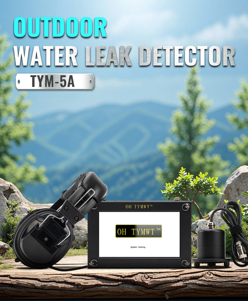 PQWT TYM-5A Pipeline Leakage Plumbing Tools Acoustic Device Underground Walls Pipe Water Leak Detector