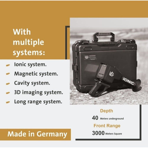 GER Detect Deep Seeker Long Range Metal Detector - Five Search Systems
