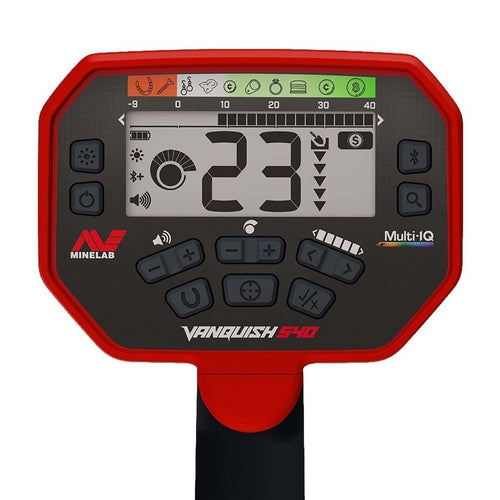 Minelab Vanquish 540 Metal Detector Pro Pack With 8" and 12" Coils