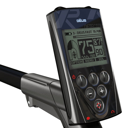XP Deus Full Metal Detector with 11" Search Coil, Remote Control and WS5 Headphones
