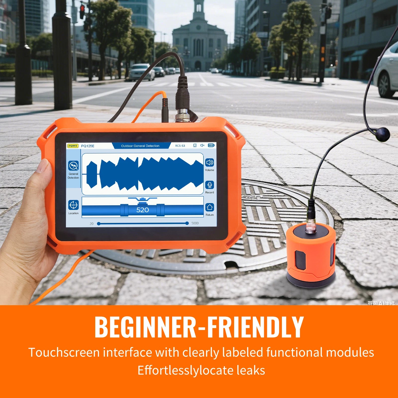 PQWT-125E Pipeline Leak Detector